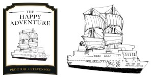 Beer bottle label design